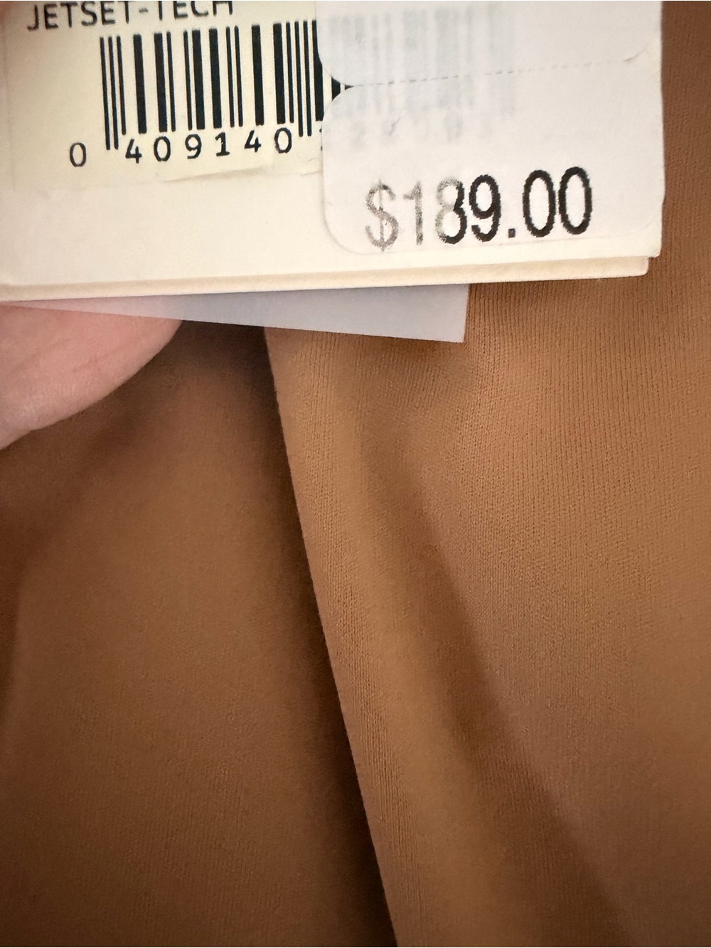 Alex Marie Camel Wrap Midi Dress with Self Tie - Picture 6 of 8